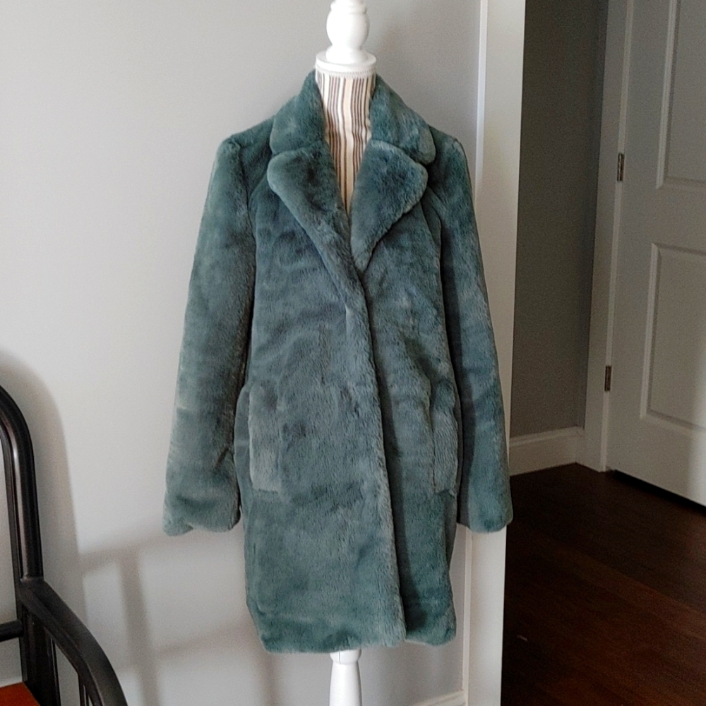 Pieces Picanni Faux Fur Coat